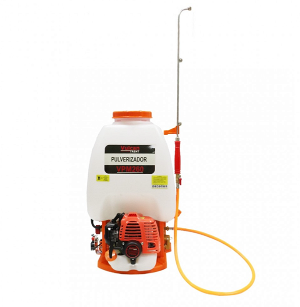 Pulverizador Costal Gasolina Vulcan VPM260 26CC 0,9HP com 3 Bicos