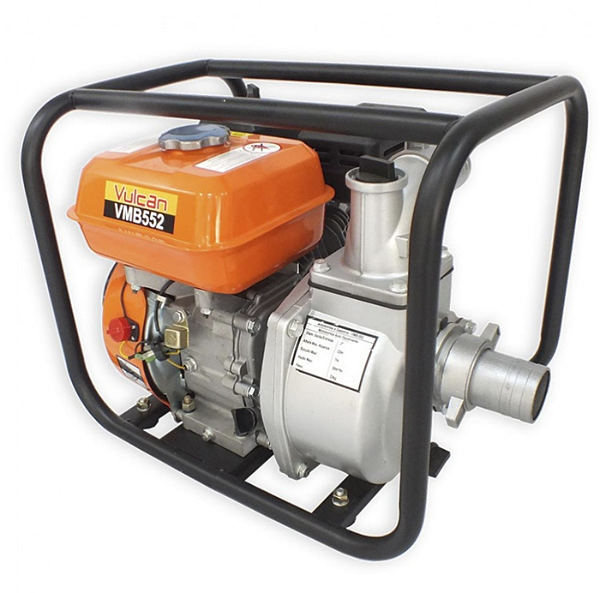 Motobomba a Gasolina 4T 5,5HP VMB552 Vulcan 163CC 2" para Irrigação- VULCAN