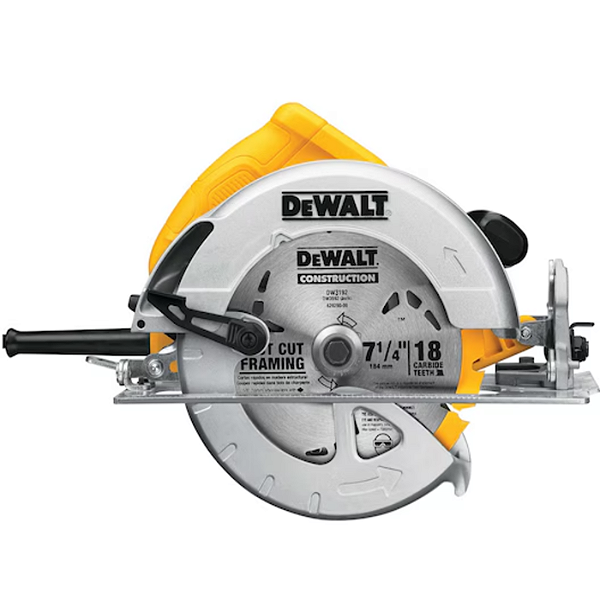 Serra Circular 7-1/4" 127V Elétrica para Cortes em Madeira- DeWalt