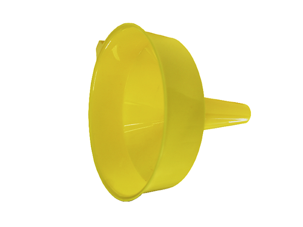 Funil de Polietileno 4L com Peneira Interna Amarelo Resistente- Bremen
