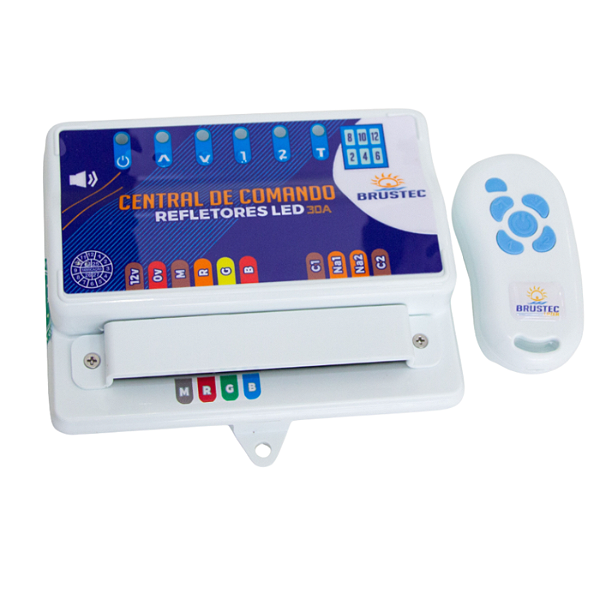 Central de Comando com Timer para Iluminação de Piscina LED- BRUSTEC