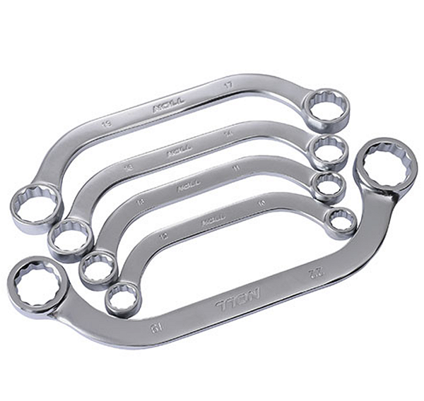 JOGO DE CHAVES STARTER MEIA LUA 10X12 A 19X22MM 5 PEÇAS 486,0007 - AMATOOLS - NOLL