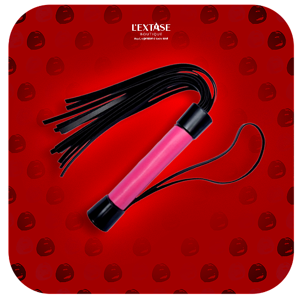 Chicote Tiras 20cm Dominatrixxx Rosa