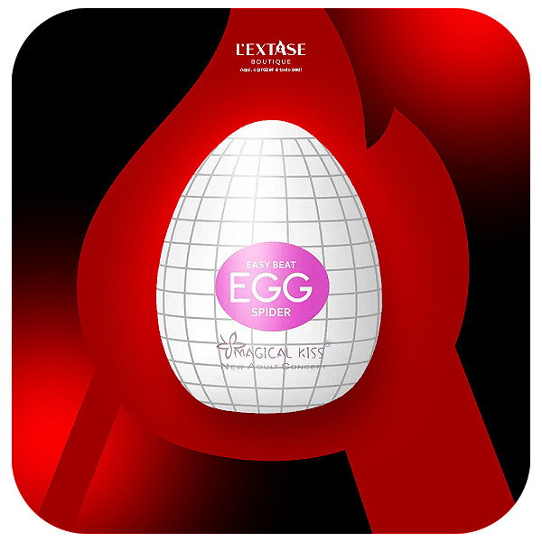 Egg Spider Masturbador Masculino Magical Kiss