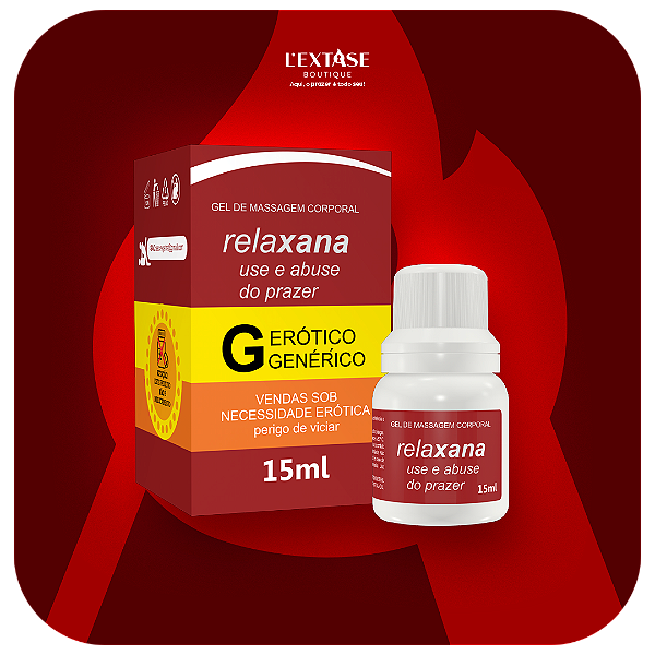 Relaxana Gel Beijável para Oral Sabor Maça Verde 15ml Linha Farmacinha do Riso Secret Love