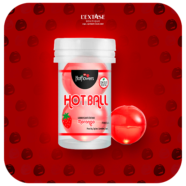 Hot Ball Hot Flowers Morango