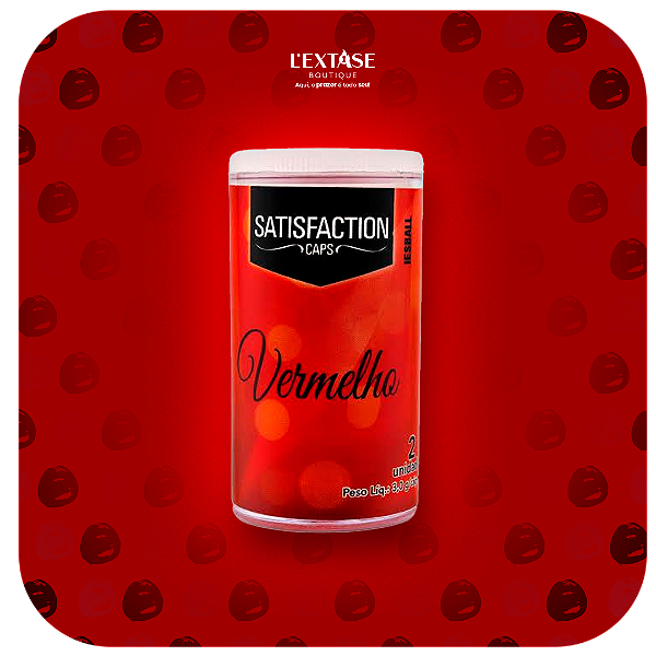 Lesball Aromáticas Vermelho Satisfaction Caps