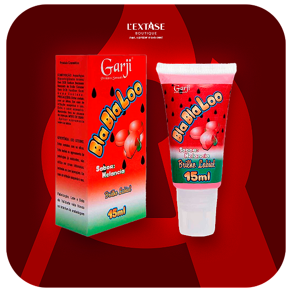 Blablaloo Brilho Labial Beijável 15ml Garji Melancia