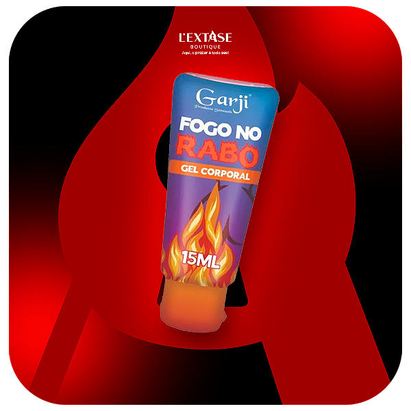 Fogo no Rabo Gel Excitante Anal 15ml