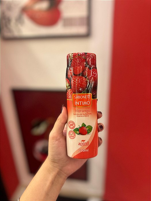 Sabonete Íntimo de Morango 200ml