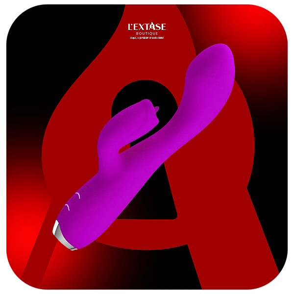 Vibrador com língua estimuladora 12 modos de vibração, língua com 3 velocidades