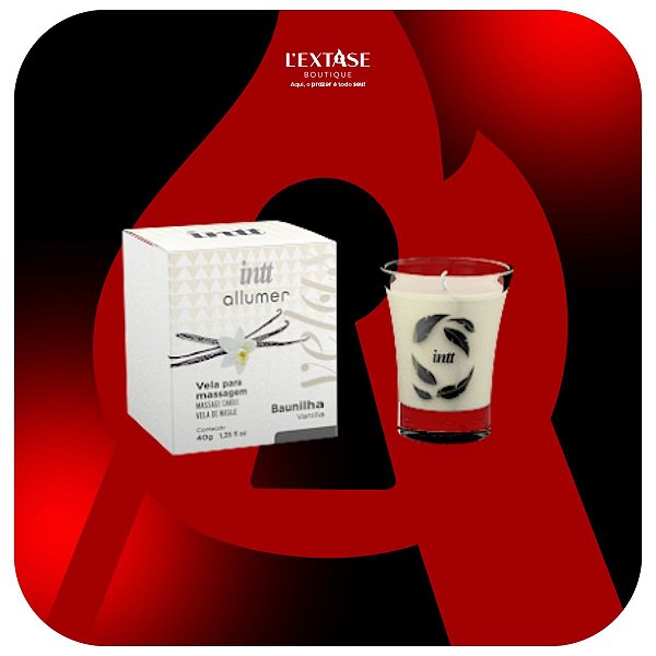Vela De Massagem Allumer Aroma De Baunilha 40G