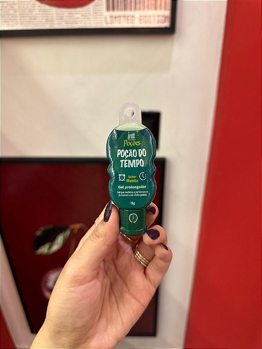 Poção Do Tempo Gel Prolongador Aroma De Menta 15G