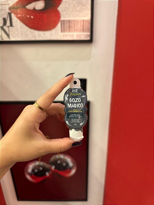 Poção Gozo Mágico Gel Deslizante Com Efeito Quente E Aroma De Leite Condensado 15G