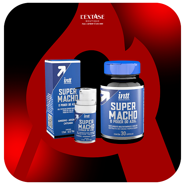 Kit Super Macho O Poder do Azul
