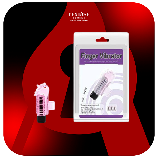 DEDEIRA VIBRATORIA COM SALIENCIAS MASSAGEADORAS FINGER VIB
