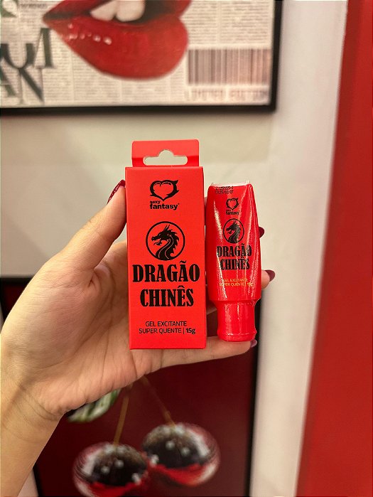 Dragão chinês gel excitante super quente 15g