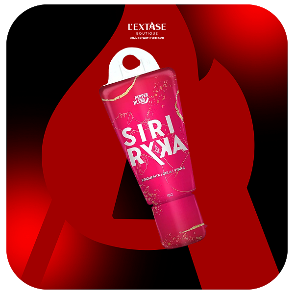 Siri Ryka – Gel Comestível Esquenta, Gela e Vibra 18g