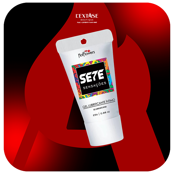 Sete Sensações Lubrificante Íntimo Anal com Ação Dessensibilizante 25g