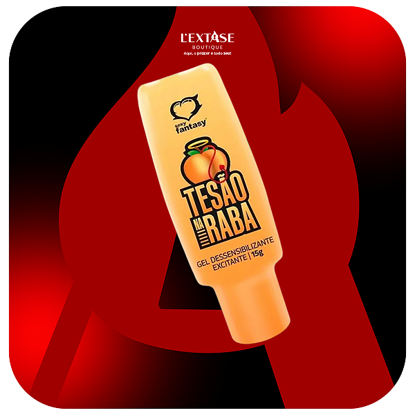 Tesão na Raba Gel Dessensibilizante e Excitante 15g