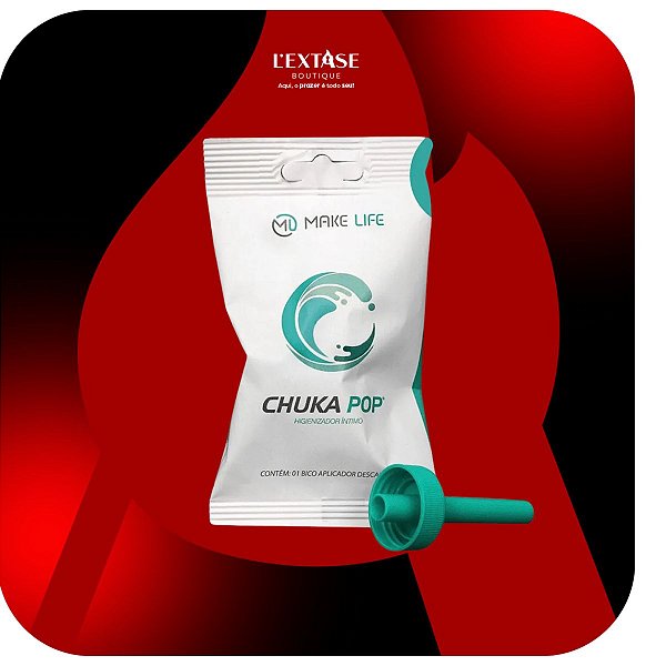 Chuka Pop Higienizador Íntimo Bico Aplicador 01 Unidade