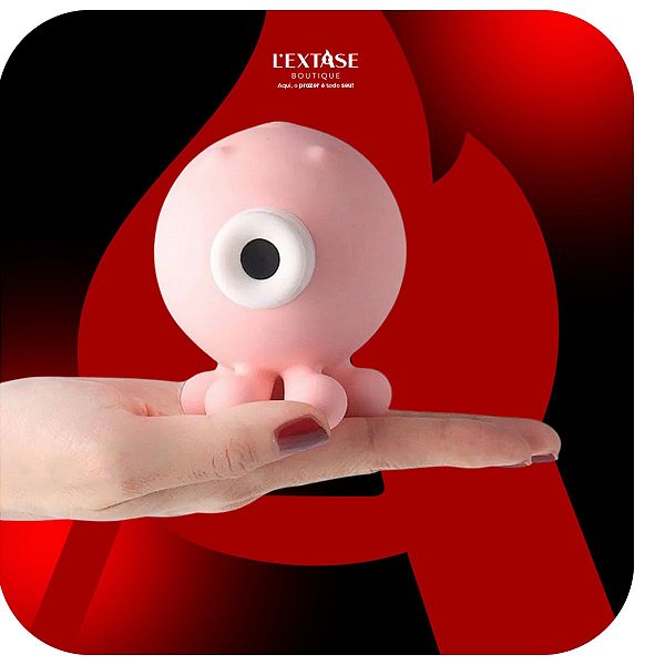 polvo Massageador de Clitóris com Pulsação Recarregável