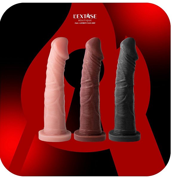Prótese Realística Maciça 20 x 3,5 cm Soulsex