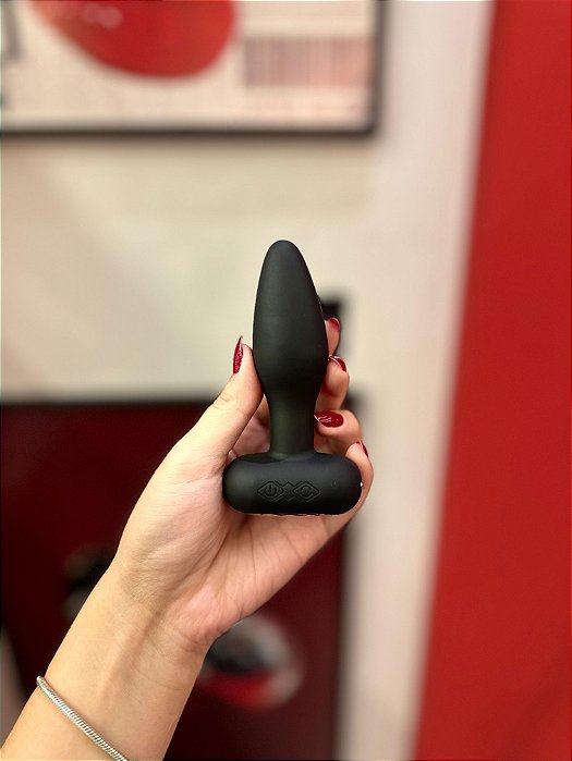 Plug Anal Vibratório por Aplicativo em Silicone com Rotação 360°