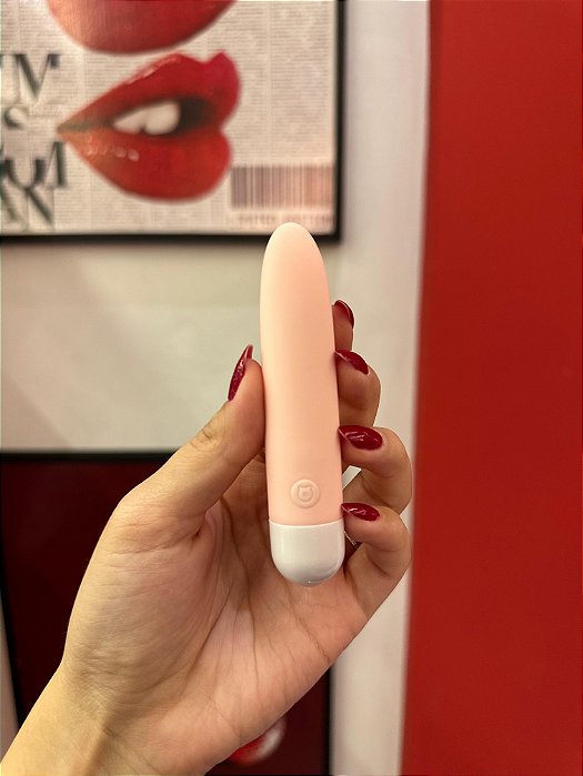 Bullet Recarregável com 10 Modos de Vibração e Ponta Arredondada