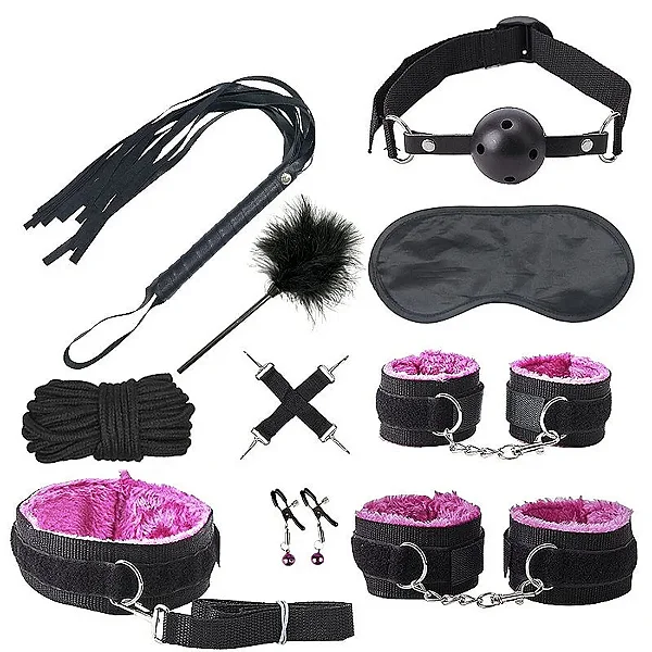 Kit Sado Black Wolf Vermelho