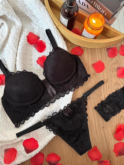 Conjunto Eliza preto + Persex