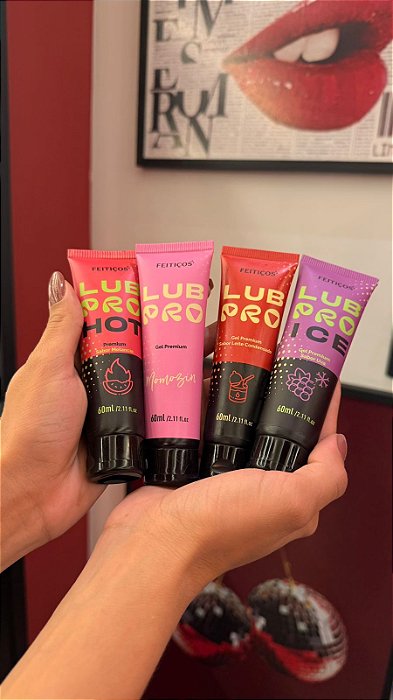 LubPro Lubrificante Premium com Sabor 60ml Feitiços
