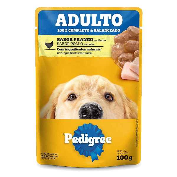 Sache Pedigree Ad Racas Med Frango Molho 100g