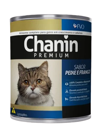 Chanin Lata 280g (peixe E Frango)