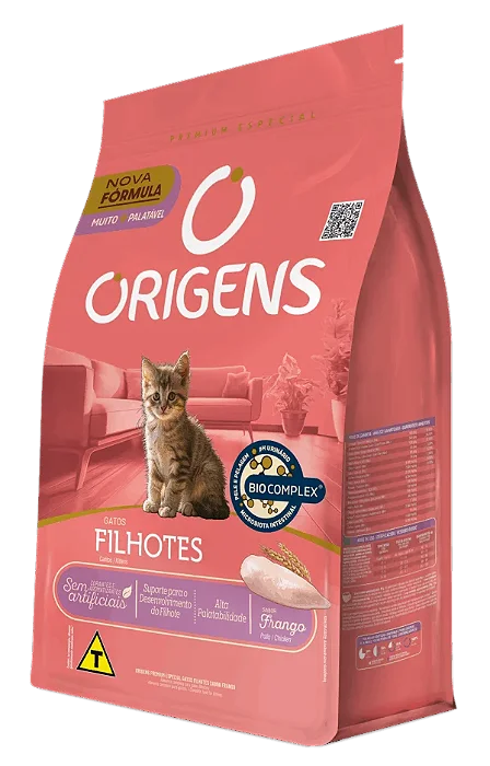 Origens Gato Filhote Frango/cereais 1kg