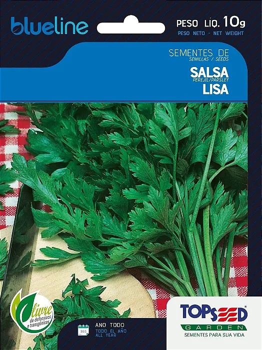 Semente Salsa Lisa 10g - Topseed