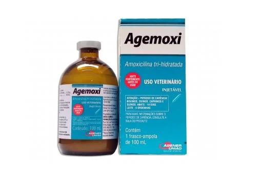 Agemoxi Injetavel 100 Ml - Amoxicilina