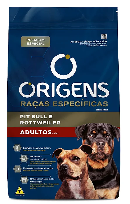 Origens Ad Pit Bull/rottw 15kg