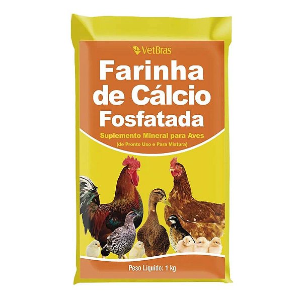Farinha De Calcio Fosfatada 1 Kg