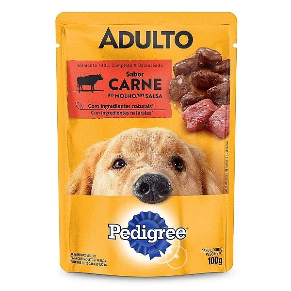Sache Pedigree Ad Racas Med Carne Molho