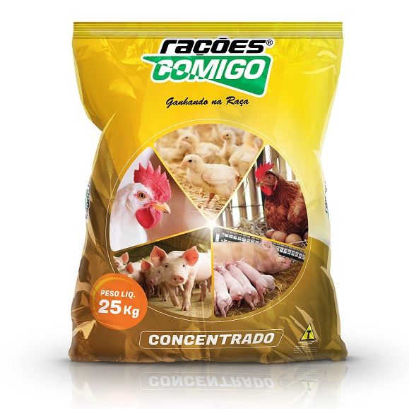 Concentrado Aves Ini.cresc 25kg - Comigo