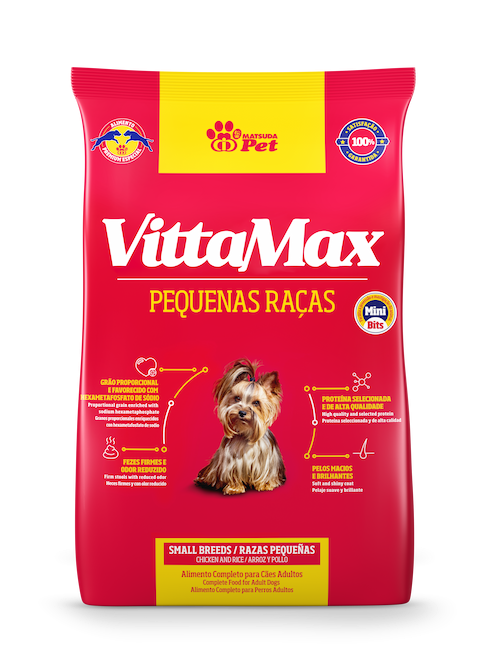 Ração Vittamax Ad Peq Racas 2,3 Kg (rosa)