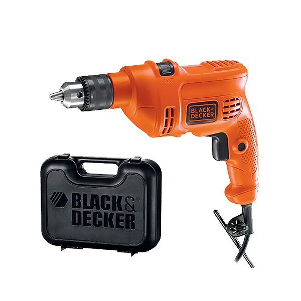 Kit Furadeira Imp3/8(10mm) com malet+9brc Black Decker