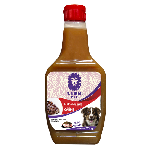 Molho Lion Pet Dog Carne 250gr