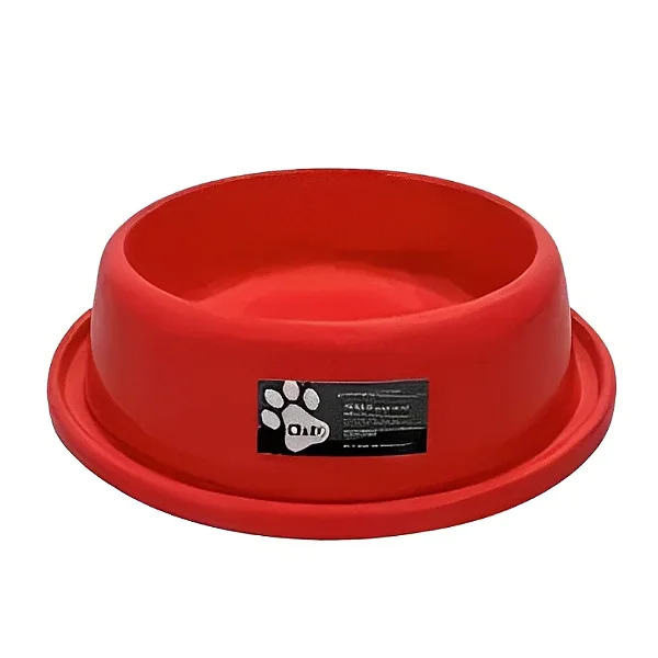 Comedouro Plast Antiformiga 1l N3 Vermelho Club Pet