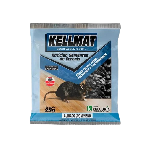 Raticida Kellmat Girassol 25 Gr