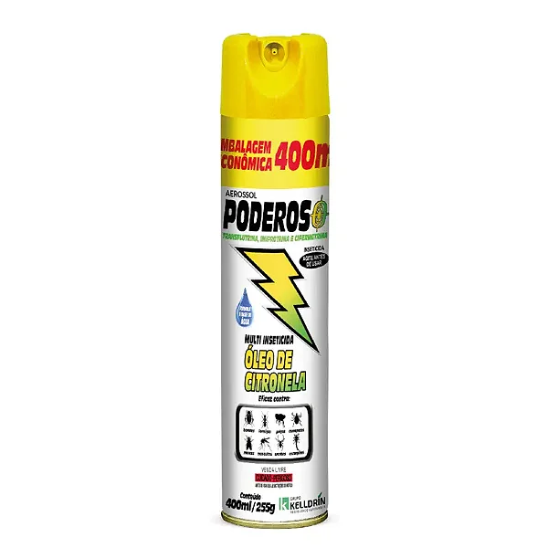 Poderoso Oleo De Citronela Aerossol 400ml