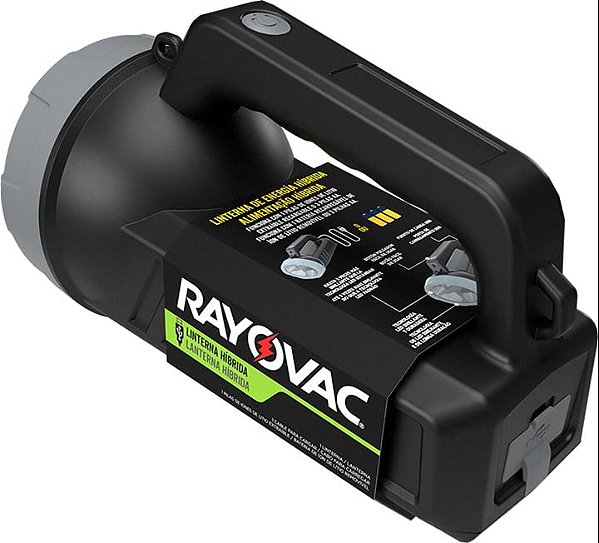 Lanterna Hibrida 55lm Big Recarregavel - Rayovac