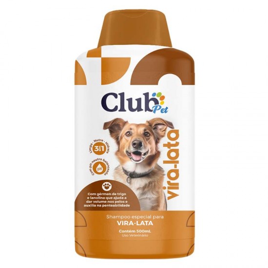 Shampoo Racas Vira-lata 500ml Club Pet