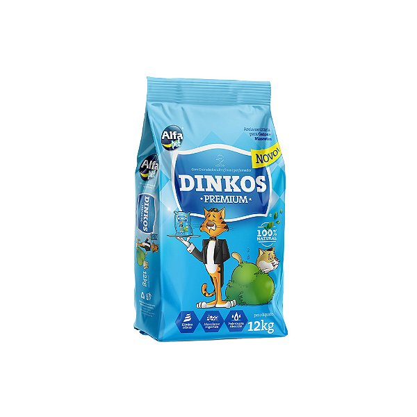 Areia Dinkos Premium 12 Kg Perfumada